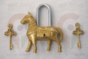 Aligarh Brass Horse Tala / Lock
