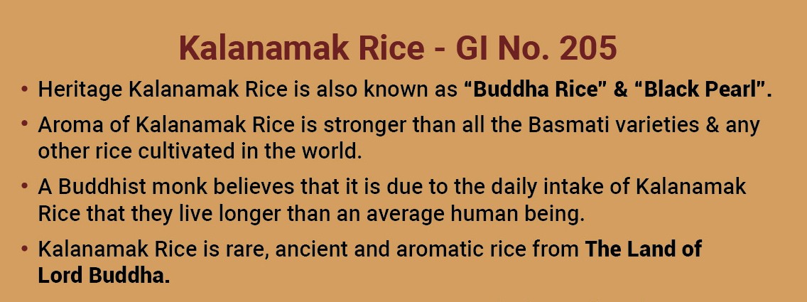 Kalanamak Rice - Lord Buddha's Gift